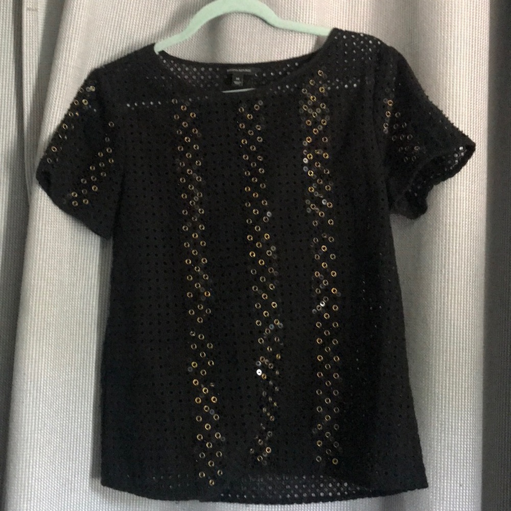 Mesh Sequence Banana Republic Top